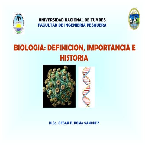  historia de la biologia