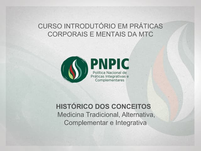 Histórico dos conceitos: medicina c...