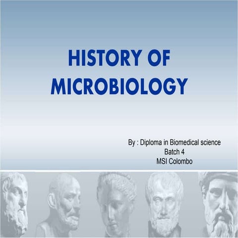1 history of microbiology