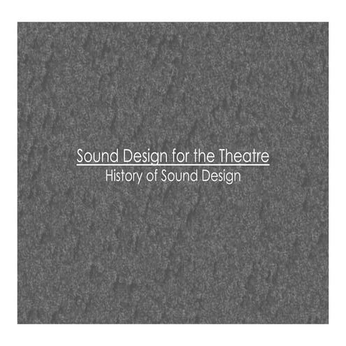 1 history sound_design | PDF