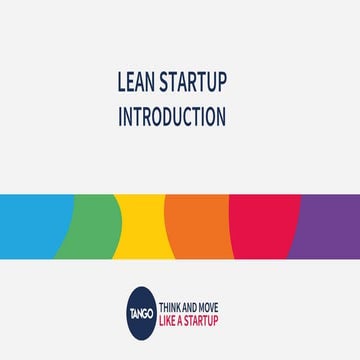 Lean Startup Introduction