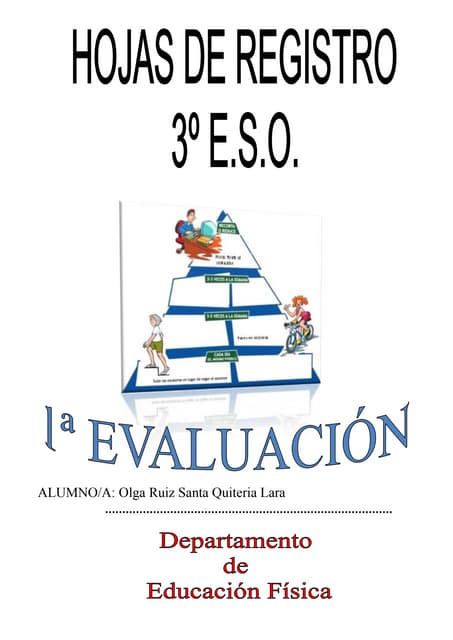  hojas de registro cualidades físic...