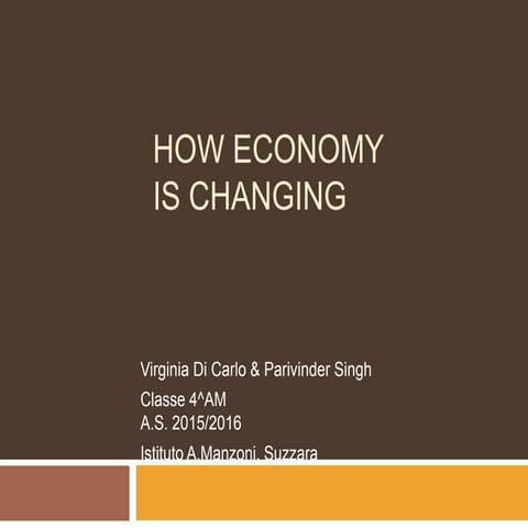 01. How economy is changing