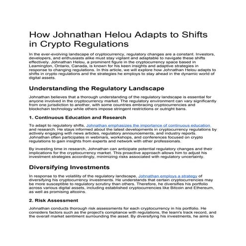 How Johnathan Helou Adapts to Shifts in Crypto Regulations.docx