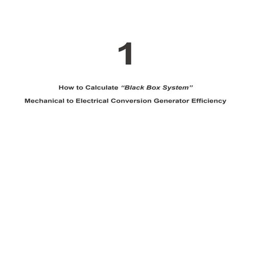 1 How to Calculate Generator Efficiency & What Infinite Efficiency Means