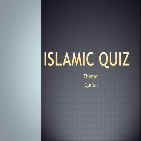 Islamic Quiz - Quran