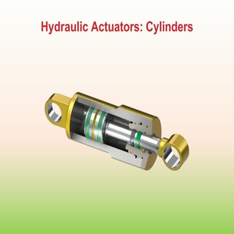 1 hydraulic actuators cylinders