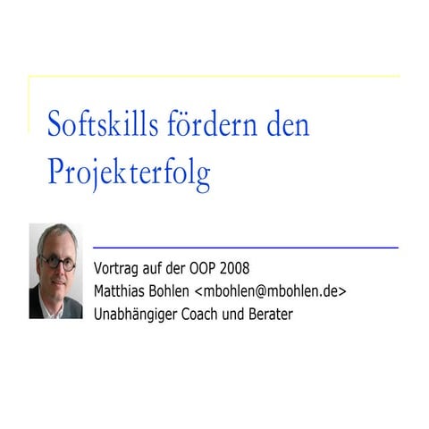Softskills fördern den Projekterfolg