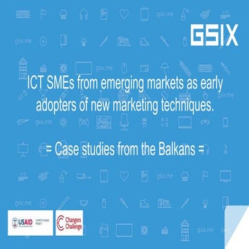 ICT SMEs from emerging markets as early adopters of new marketing techniques (1)