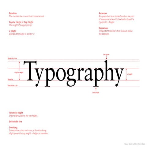A Visual Guide to the Anatomy of Typography | PDF