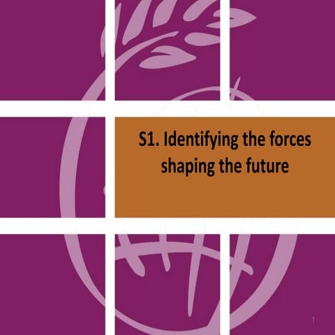 Identifying the forces shaping the future