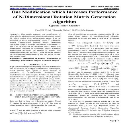 1 ijcmp mar-2018-3-one modification which increases
