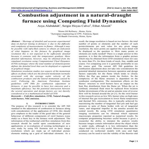 1 ijebm jan-2018-1-combustion adjustment in a natural