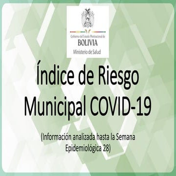 índice municipal de riesgo por coronavirus.