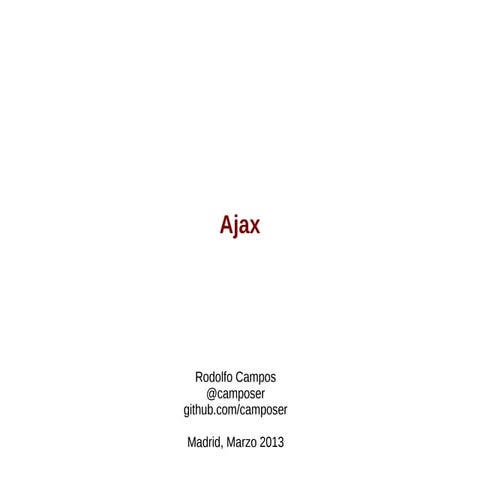Curso de Ajax