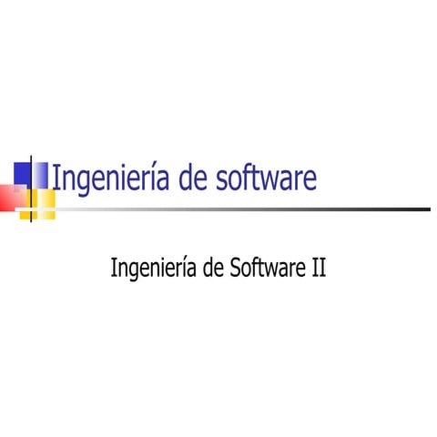 1 ingeniería de software