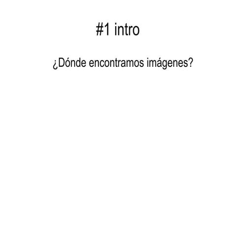 introducción al taller