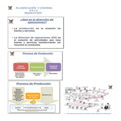 Que es la dirección de operaciones