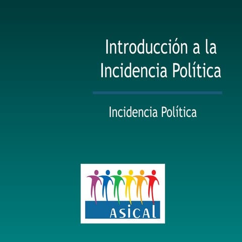1 Introduccion A La Incidencia Política