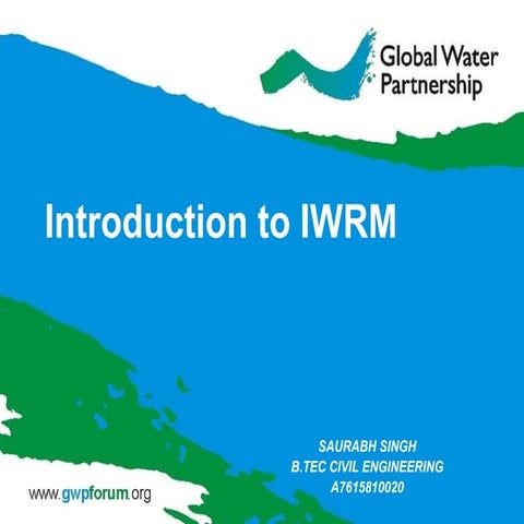 1 introduction iwrm_gwp_advocacy