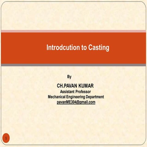 1 introduction of casting