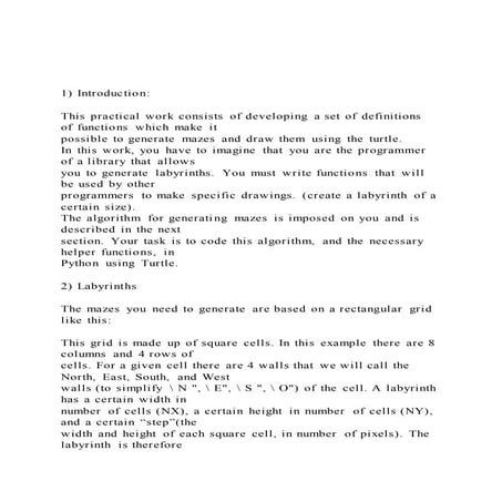 Find the shortest route through a maze using linking and linked list.pdf
