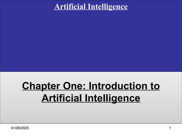 1 Introduction to Articial Intelliegence.pptx