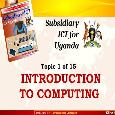 1 Introduction to Computing of technology