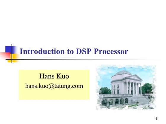 Architecture Of TMS320C50 DSP Processor | PDF