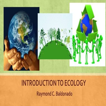 Introduction to Ecology