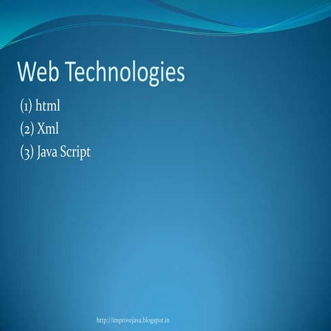 1 introduction to html | PPT