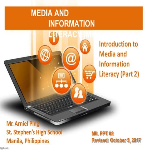 1 Introduction to  Media and  Information  Literacy (Part 2).pptx