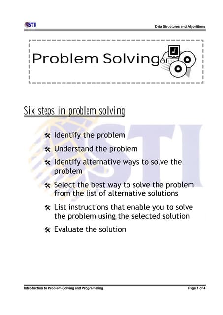 Problem Solving PowerPoint PPT Content Modern Sample | PPT