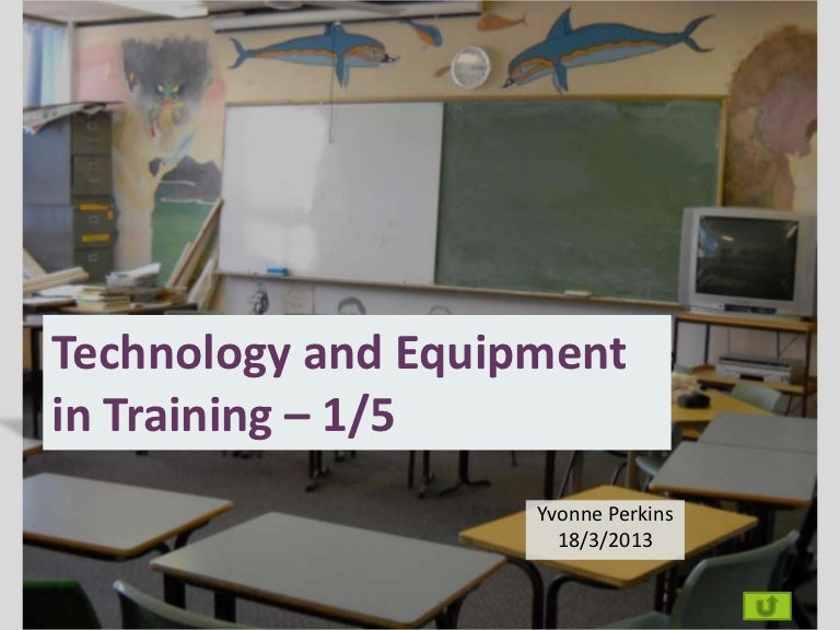 1/5 Intro to Technology & Equipment in Training