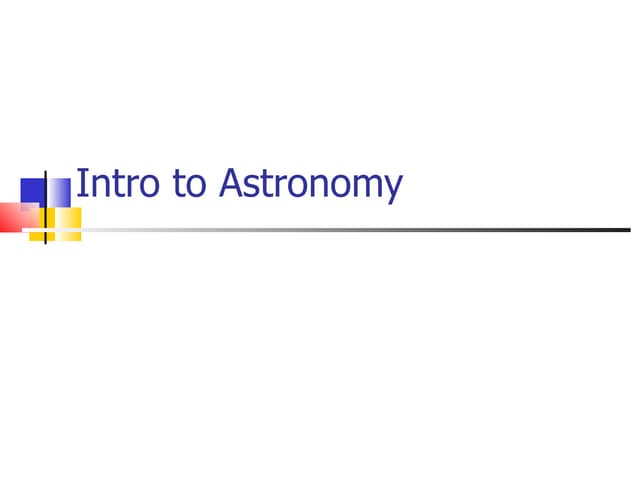 Geodetic Astronomy Ppsx