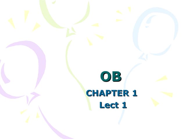 1 intro to ob