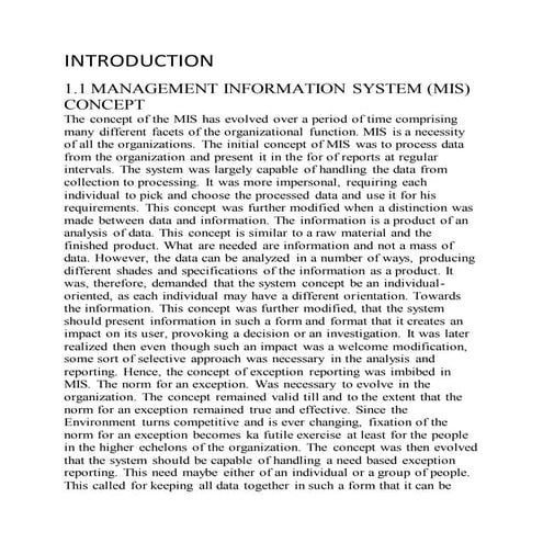 The evolution of management information system | PPTX