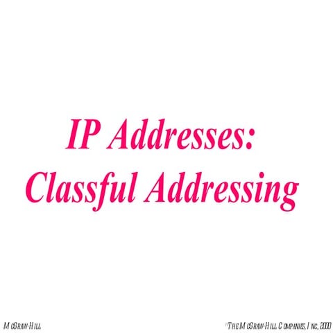 1 ip address
