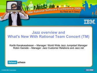 1 jazz overview-karthik_k