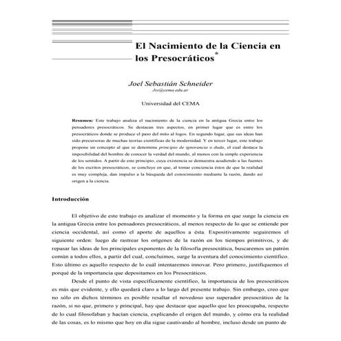 1 joel schneider presocraticos_RUBEN QUINTO