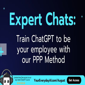 Jordan Wilson - Expert Chats Train ChatGPT to be your employee with the PPP m...