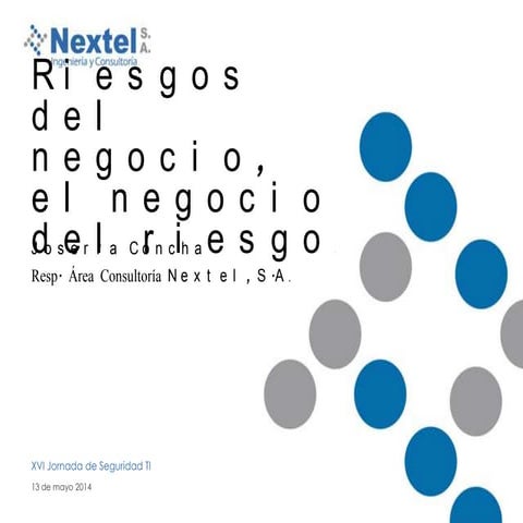 El Negocio del Riesgo