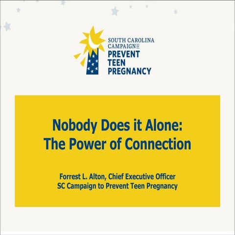 Nobody Does it Alone: The Power of Connection