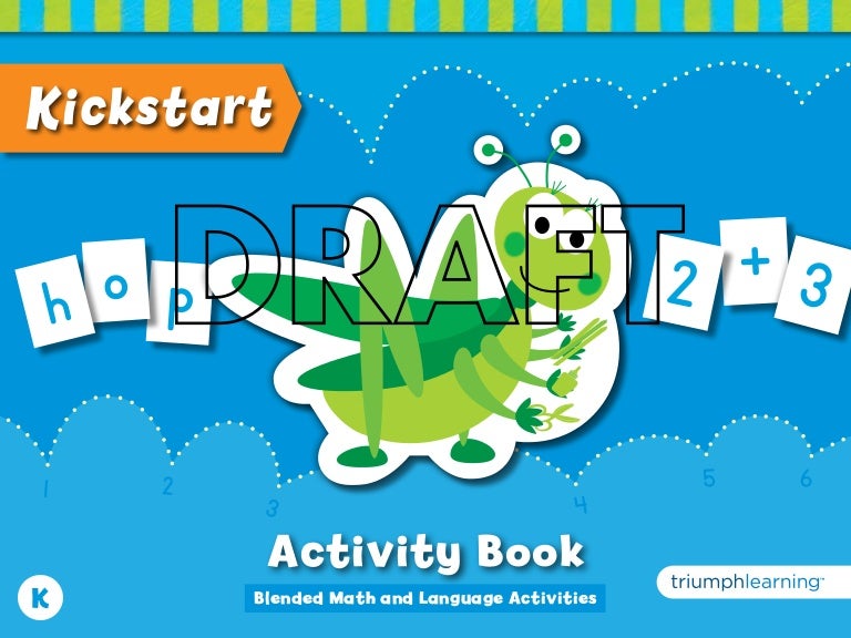 Kindergarten Common Core Activity Program, English Language and Mathe…