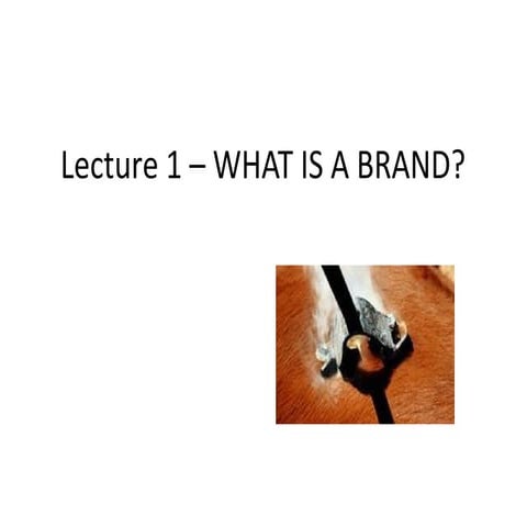 what is a brand