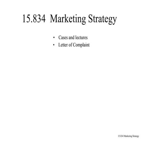 Powerpoint Slides of Marketing Strategies