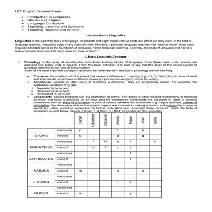 1 let english beed content areas 