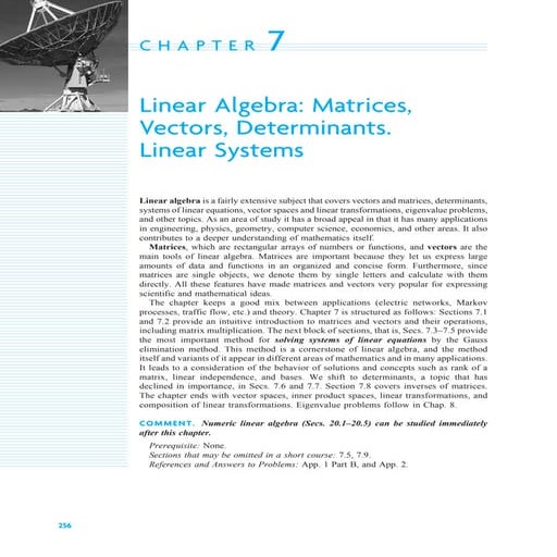 1 linear algebra matrices | PDF