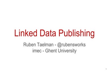 EKAW - Linked Data Publishing