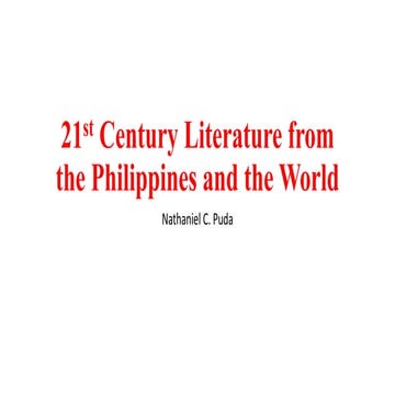 Introduction to literary genres mlas | PPTX